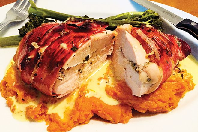 chicken breast stuffed with oysters and tarragon sauce recipe