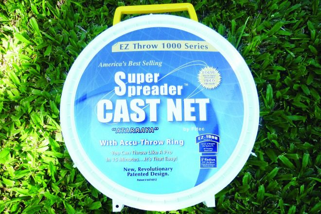 E Z Throw Cast Net for Kids and Kayakers - Bush 'n Beach Fishing