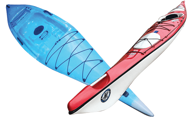 fibreglass v plastic canoes and kayaks