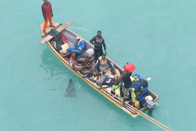 nine fishers adrift for six days