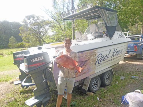 fishing isolated reef