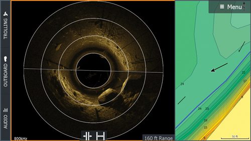 New Ghost 360 sonar Lowrance software