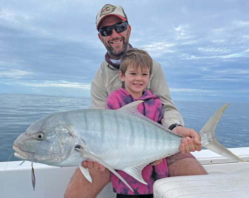 Golden trevally treat