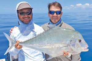 Golden trevally treat