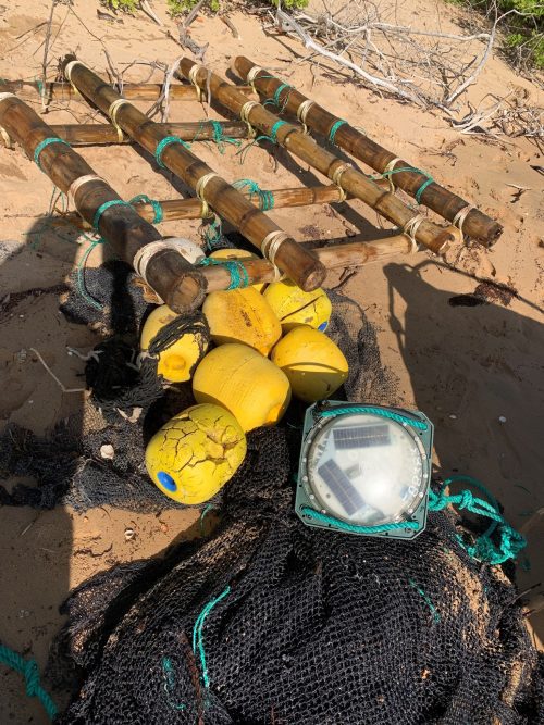 illegal fishing equipment